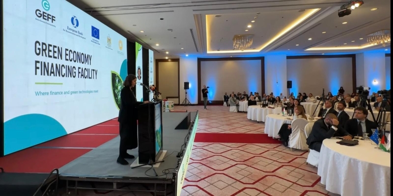 Business Women Forum Participates in the Official Launch of the Green Economy Financing Facility (GEFF) in Palestine |
 منتدى سيدات الأعمال يشارك في الإطلاق الرسمي لبرنامج تمويل الاقتصاد الأخضر (GEFF) في فلسطين